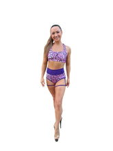 Bottoms, Purple, high-waist, convertible, reversible, with adjustable garters