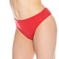 Bikini, Red, ("Babs", scrunch-back, very cheeky, reversible)