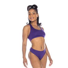 Bikini, Purple, ("Babs" , scrunch-back, very cheeky, reversible)
