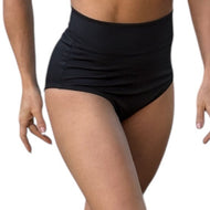 Bottoms, High-waist , scrunch-back, reversible black/leopard