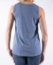 Top, Red Pepper and/or Blue-Gray Haze (sleeveless cowl-neck, A-shape)