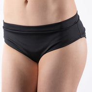 Bikini, Black (banded, scrunch-back, cheeky)