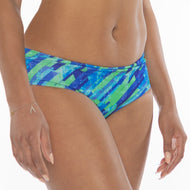Bikini, Puzzle Print (banded, scrunch-back, cheeky)